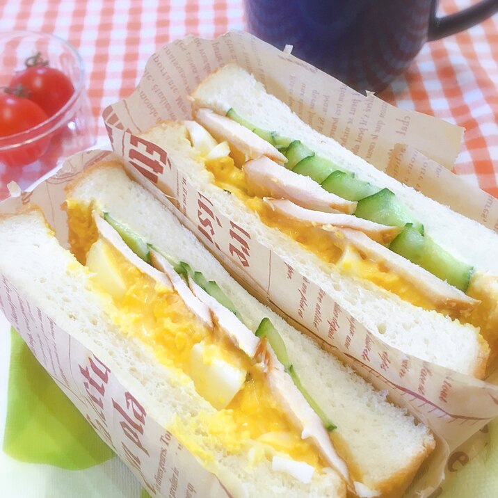 トロトロ卵のサンドイッチ♡